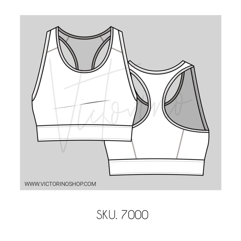 Patrón de costura - Top deportivo Mujer - Imagen 2