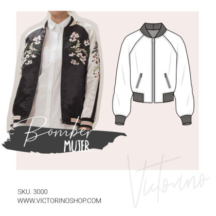Patrón de costura - Chaqueta / Bomber / Cazadora Mujer